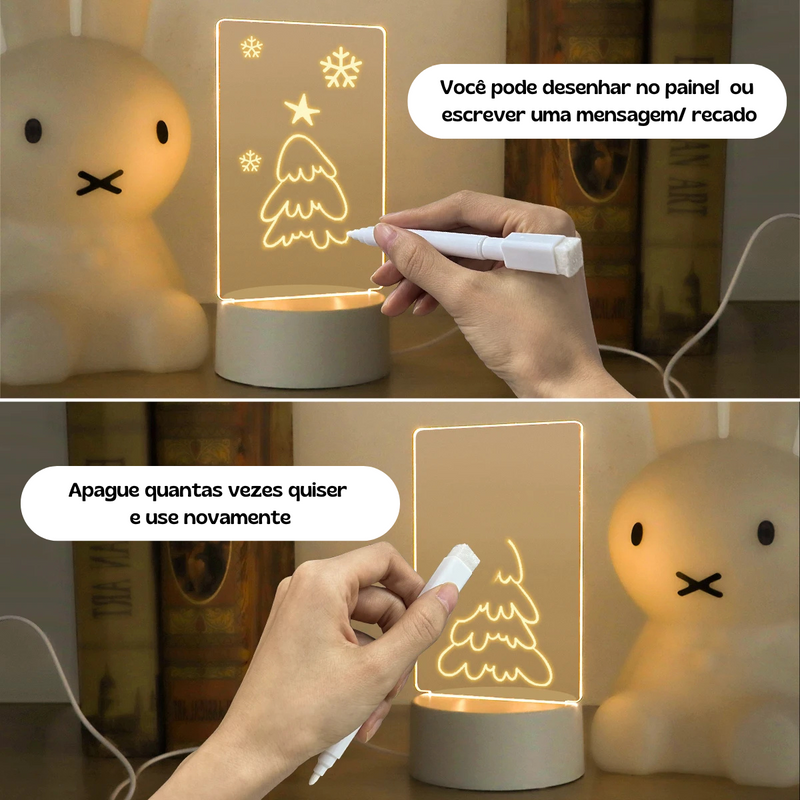 Luminária 3D  Personalizável